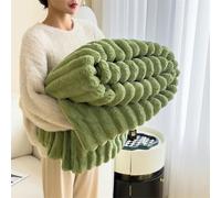 LWUWYIJN Sofa Rabbit Blanket - Fluffy, Comfortable, Warm Bed Blanket, Soft and Cute Single Cover, Suitable for Women and Girls