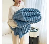 LWUWYIJN Sofa Rabbit Blanket - Fluffy, Comfortable, Warm Bed Blanket, Soft and Cute Single Cover, Suitable for Women and Girls