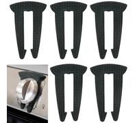 Lwuzkdo 5 Pack Gas Stove Knob Locks for Child Safety,Durable Design Stove knob Safety Covers, Prevent Babies Accidental Touch (Black)