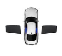 LwwGji Car Sun Shade For H-onda CIVIC 10TH 2016-2021,Custom Magnetic Visor Curtain,Full set Window Sunshade,Black-Black-2*Rear window