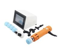 LWWOZL Shock Wave Therapy Device with 11 Massage Heads for Deep Massages for Treatment, Pain Relief, Body Shaping and Treatment of ED Erectile Dysfunction (Orange)