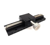 LWX60 X-axis Long-Travel Sliding Table, L 100mm-600mm Manual Precision Dovetail Groove Precision Fine-Tuning Platform, Rack and Pinion(LWX60-L600(Stroke 560mm))