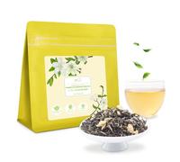 LWXLJMJZC- Jasmine BI TAN PIAO XUE Loose Leaves Premium Green Tea | Jasmine FLowers Tea Suitable For Both Hot And Cold 100g