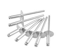 LWYLY 100/20PCS Large Flange Aluminum Blind Rivet Assortment Kit, Pop Rivets with Open End for Decoration, Duct, Boat, and Home Hardware Applications(40PCS,16mm)