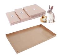 Disposable Guinea Pig Cage Liners, 48"x 24" Large Liner Bag for Guinea Pig Cage Bottom, Water-Resistant Kraft Paper, Biodegradable (4 Pack)