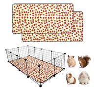 LWYMX Guinea Pig Cage Liners (12 in 2 * 4(24x48 inch) 2pack)