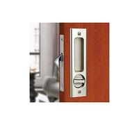 LWZH Sliding Door Lock Pocket Door Lock Mortise Lock Handle Invisible Recessed Handle Wooden Door Lock/160mm-silver