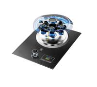 LWZQRVCT Recessed Gas Stove Cooktop,High Pressure Single Propane Burner,Countertop Cooking Stove Range Commercial Stainless Steel Gas Stock Pot(NG)
