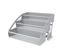 LWZQRVCT Ull Down Kitchen Wall Cabinet Organizer,3-Tier Pull-Out Cabinet Organizer Pull-Down Shelves for Kitchen, Pantry, Bathroom