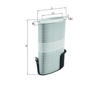 MAHLE LX 1009/6 Air filter
