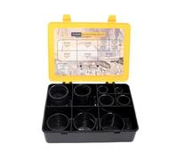 LX Hydraulics 4C-4784 D-Ring Kit | SAE J2643 Certified NBR 90 Duro | Compatible with CAT Caterpillar Excavator Hydraulic Systems (Replaces 2701535 & 4C4784) | 80pc Oil-Resistant Hose Fitting Seals