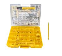 LX Hydraulics High-Temp O-Ring Kit (149pcs) | Silicone 90SA for CAT 2701533 4C8253 Replacement | Torque Converter & Transmission Seals with Military Storage Case