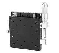 LX100 - L X Axle Trimming Platform, Manual Linear Stages with 0.01mm Scale, Black Anodized Aluminum Alloy Sliding Table for Optics and Medical Equipment