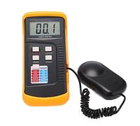LX1330B Handheld Illuminance Meter, Digital Light Meter Photometer, 0.1-200000 Lx Range with Flexible Coil Cable, for Indoor Outdoor Lighting Testing, ABS Body Portable Photodiode