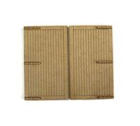 LX234-OO Goods Shed/Engine Shed Doors Set 2 By Scale Model Scenery For OO Scale Model Railway Layouts & 1:76 Diecast Dioramas