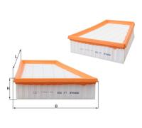 MAHLE Air Filter - LX998