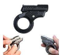 LXAOTZG Zoom Fidget Toys Alloy Ratchet Wheel Fidget Ring Toy EDC Haptic Slider Fidget Spinner Multifunction Metal ADHD Adult Toys for Focus and Relaxation Use (1PCS)