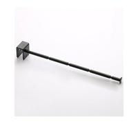 LXBAMKEA 20 PCS Metal Wall Hook, Home Supermarket Retail Stores Clothing Store Closet Rod, Bras Garments Underwear Hanging Display Hooks, Space-Saving(Black,25CM)