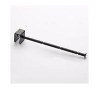 LXBAMKEA 20 PCS Metal Wall Hook, Home Supermarket Retail Stores Clothing Store Closet Rod, Bras Garments Underwear Hanging Display Hooks, Space-Saving(Black,20CM)