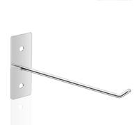 LXBAMKEA 20 PCS Wall Mounted Metal Single Hooks, Length 5/10/15/20/25/30CM Merchandise Hooks, Home Supermarket Retail Stores Display Hooks, Socks Key Tools Accessories Storage(20CM)