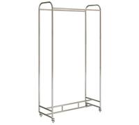 LXBAMKEA Commercial Fabric Sample Display Rack, Curtain/Quilt/Blanket/Bed Sheets/Towels/Silk Scarves/Underwear Organizer Holder, Boutiques Retail Display Racks(Silver,120x40x180cm)