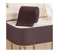 LXBAMKEA Foam Safety Strips, Multifunctional Edge And Corner Guard Coverage, Self-Adhesive Wall Padding, Furniture Garage Study Table Chairs Stair Bumper Guard Strip(Brown,Length: 1M)
