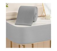 LXBAMKEA Foam Safety Strips, Multifunctional Edge And Corner Guard Coverage, Self-Adhesive Wall Padding, Furniture Garage Study Table Chairs Stair Bumper Guard Strip(Gray,Length: 1M)
