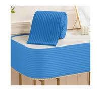 LXBAMKEA Foam Safety Strips, Multifunctional Edge And Corner Guard Coverage, Self-Adhesive Wall Padding, Furniture Garage Study Table Chairs Stair Bumper Guard Strip(Blue,Length: 1M)