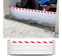 LXBche High-Performance Flood Barrier Set, Tough Against Flood Waters, Ideal for Porches, Entrances, Garages, and More, Quick and Reliable Defense with User-Friendly Installation(110 * 60cm)