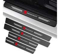 LXBSXY 4Pcs Carbon Fiber Car Door Sill Protector for Peugeot Expert Teepee 2007-2016, Scratch Resistant Door Sill Bumper Protective Film Non-Slip Auto Styling Accessories,A