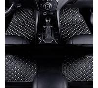 LXBSXY 4pcs Custom Leather Car Floor Mats for Jaguar F PACE(X761) 2016-2023,PU Leather Non Slip Waterproof Auto Floor Liner Mats All Weather Car Interior Accessories (RHD),F/BLACKBEIGE