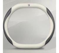 LXBSXY Leather Car Steering Wheel Covers for Peugeot Traveller Standard, Steering Wheel Cover Breathable Sport Anti-Slip Breathable Steering Wheel Cover Car Interior Accessories,C