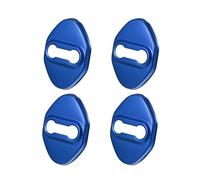 LXBSXY Tailored Car Door Lock Cover for VW Golf Sportsvan 2014-2020,Aluminum Alloy Car Door Latch for Car Decor,Stainless Steel Protective Covers Decoration Accessories,A-BLUE