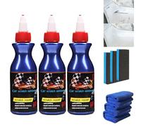 LXCJZY Nano Sparkle Wax for Car Scratches, 2024 New Scratch Repair Wax, Car Scratch Repair Paste, Car Scratch Repair Paste Polishing Wax, Car Scratch Remover Kit, Car Repair Scratches Paste (3Pcs)