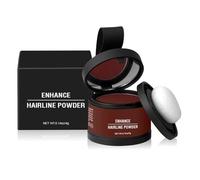 LXCJZY Waverloo Magic Root Cover Up, 14 Colors Root Touch Up Powder with Mirror, Water Sweat Resistant (Dark Red Brown, One Size)