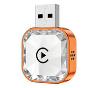 LXCMQL Wireless Carplay Adapter for VW Saveiro 2017-2024, Plug & Play Android Auto & iOS Car Play Dongle Wireless Carplay Bluetooth Fast Connection,B