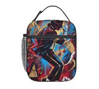 LXCNQFN Insulation Lunch Bag Reusable Lunch Box Michael Jackson Lunch Tote Bags Portable Cooler Bag for Work