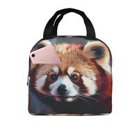 LXCNQFN Lunch Bag for Women Men Little Raccoon in The Forest Lunch Box Insulated Lunch Tote Bags Leakproof Cooler Bags for Work Picnic