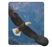 LXCNQFN Mouse Pad Waterproof Gaming Mouse Mat with Non-Slip Base eagle flies in the air Mouse Pad for Laptop Ultra-Smooth Keyboard Mat Desk Pads Computer Mouse Mat for Office Home