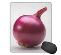 LXCNQFN Mouse Pad Waterproof Gaming Mouse Mat with Non-Slip Base Red Onion Isolated Mouse Pad for Laptop Ultra-Smooth Keyboard Mat Desk Pads Computer Mouse Mat for Office Home