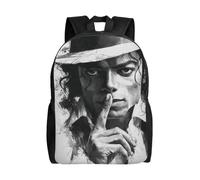 LXCNQFN Travel Backpack Lightweight Daypack 15 inch Michael Jackson Laptop Bag Casual Work Bag for Business Hiking