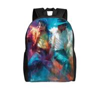 LXCNQFN Travel Backpack Lightweight Daypack 15 inch Michael Jackson Laptop Bag Casual Work Bag for Business Hiking