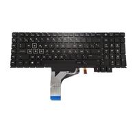 LXCOZED Belgian German UK Italian RGB Backlit Keyboard For HP for Omen 17-AN 17t-an TPN-Q195 17T-AN000 17-AN001CA AN008 Colorful Backlight(Belgian RGB Light)
