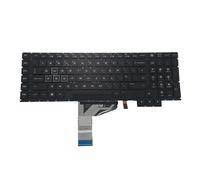 LXCOZED Belgian German UK Italian RGB Backlit Keyboard For HP for Omen 17-AN 17t-an TPN-Q195 17T-AN000 17-AN001CA AN008 Colorful Backlight(UK RGB Light)