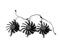 LXCOZED CF1015U12S 1X95MM 2X87MM for Radeon RX 6700XT 6750XT GPU Fan For XFX Speedster SWFT 309 for 6700 XT 12GO graphics card(3PCS)