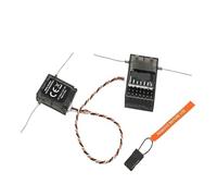 LXCOZED For AR6210 DSMX 6 CH RC Receiver RX W/Satellite for Support for DSM2 for SPEKTRUM DX6i DX7 DX8 DX9 JR DSX6 DSX7 DSX8 for Transmitter(AR6210 with Satellit)