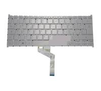 LXCOZED German Italian French for AZERTY Backlit Keyboard for Acer for Swift 3 N19C4 N19H4 SF314-41 Swift5 N17W3 SF514-51 SF514-52 51T SF514-52T(Silver Italian Light)