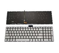 LXCOZED Latin Korean Chinese laptop PC Keyboard backlight for HP for pavlova 15-BS 15-BP 15-BW 15T-BS 17-BS 250 256 G6 L60341-161 L60344-AD1(CH silver backlit)