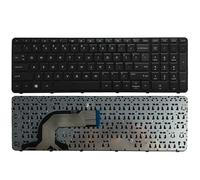 LXCOZED Russian/US/UK/Spanish/Latin Laptop Keyboard For HP 9Z.N9HSC.601 PK1314D1A00 NSK-CN6SC 749658-251 15-e081sr 15-e082er 15-e082sr(Black US with frame)
