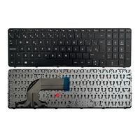 LXCOZED Russian/US/UK/Spanish/Latin Laptop Keyboard For HP 9Z.N9HSC.601 PK1314D1A00 NSK-CN6SC 749658-251 15-e081sr 15-e082er 15-e082sr(Black SP with frame)